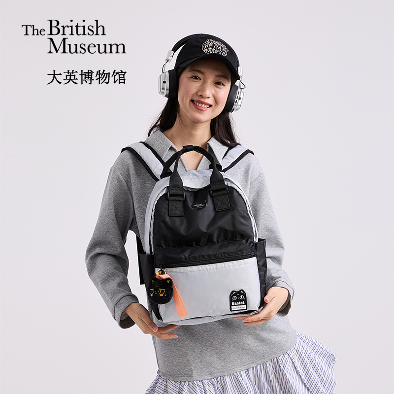 大英博物馆大容量书包双肩包
