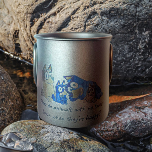 EtchStudio-童趣系列-Bluey 布鲁伊系列儿童水杯刷牙杯纯钛马克杯