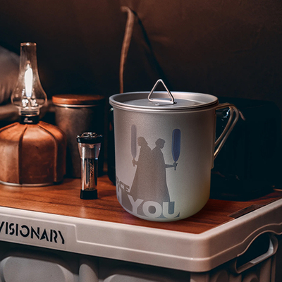 EtchStudio-Star Wars 星球大战系列 手工定制个性纯钛马克杯