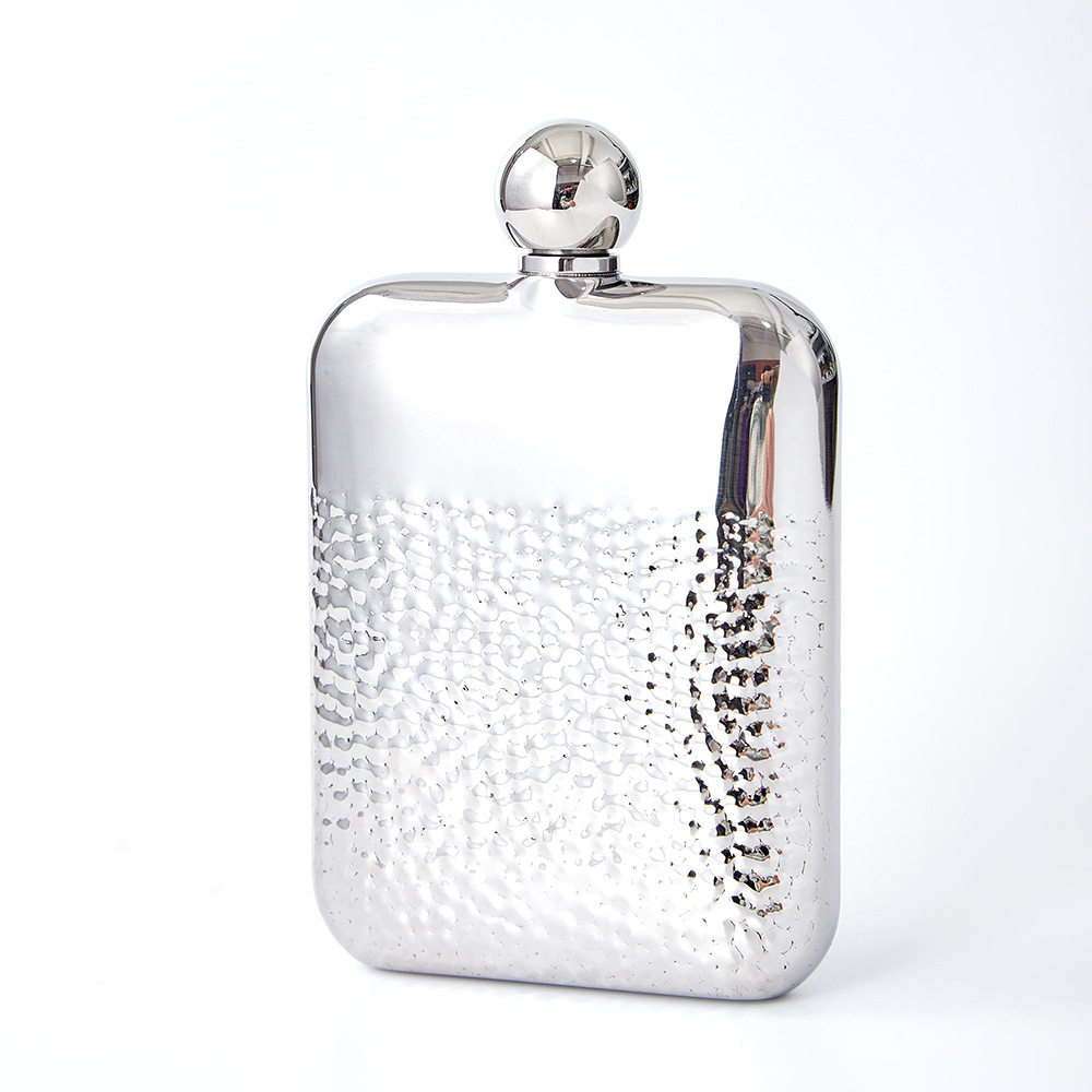 DIY定制-304不锈钢带皮套男女双子户外酒壶男友户外随身威士忌