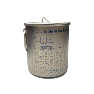 EtchStudio 化学元 素周期表物理化公式 咖啡纯钛马克杯 科学系列