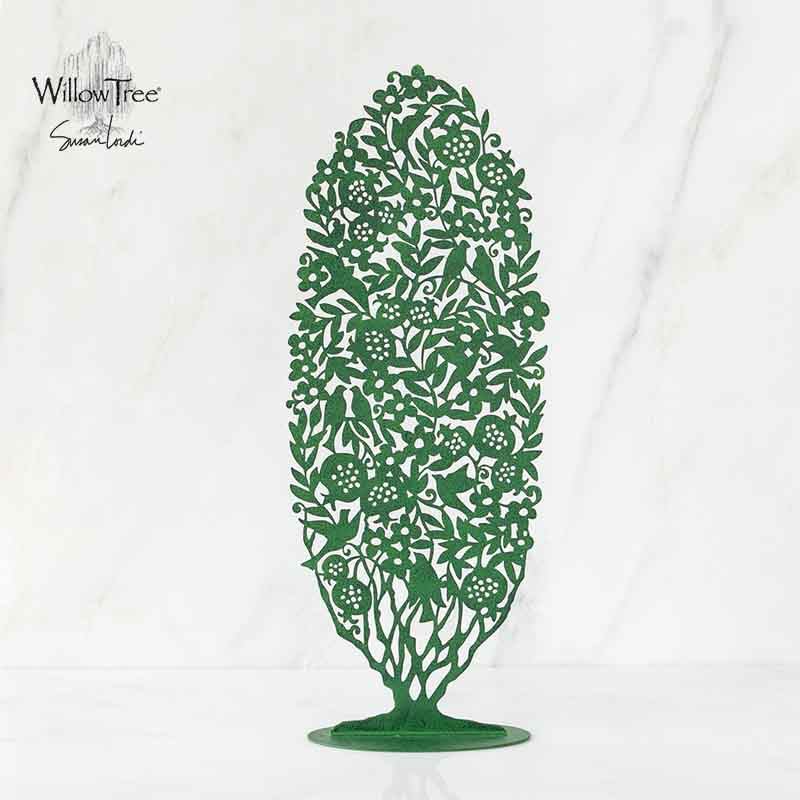 willow tree-树剪影生命和光的象征手工雕刻家居摆件圣诞结婚礼物