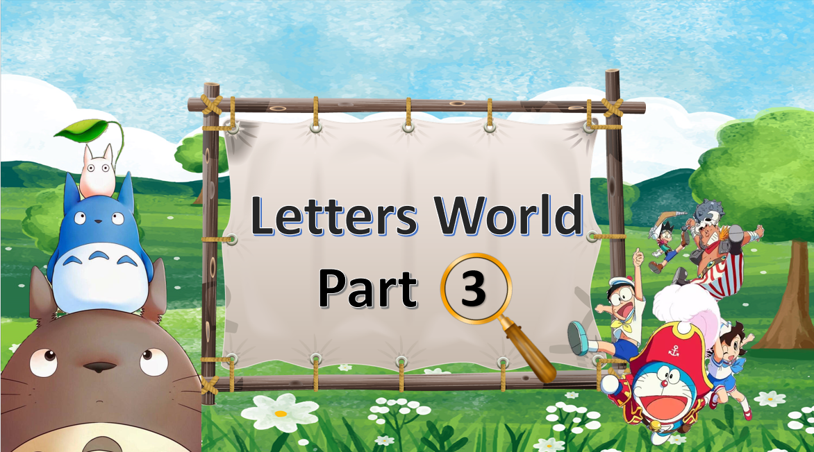 pep三年级上册u4-a.letters-jklmn-龙猫-字母闯关3