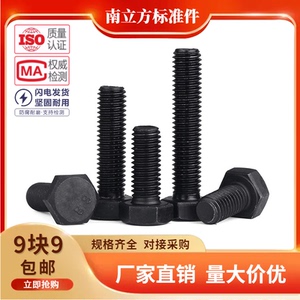 8.8级外六角螺丝外六角螺栓高强度螺丝六角头螺栓M5M6M8M10M12M36