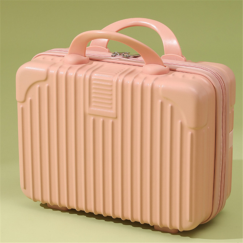 化妆箱14寸迷你手提箱子小行李箱伴手礼收纳化妆包小型密码旅行箱