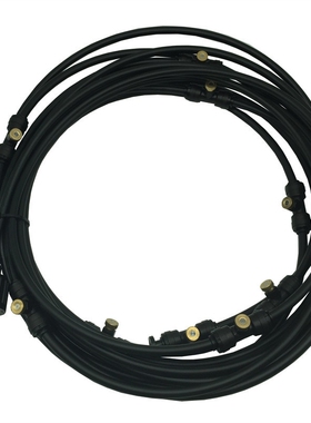 内径0.375mm 2分pe管 黑色白色 100m起卖 可定制户外降温灌溉系统