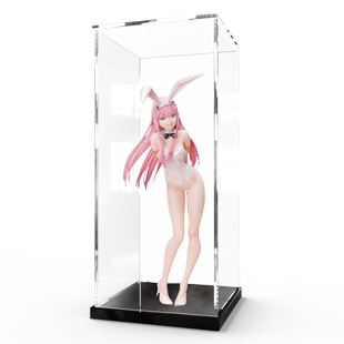 亚克力防尘罩FREEing DARLING in the FRANXX 02兔女郎手办展示盒