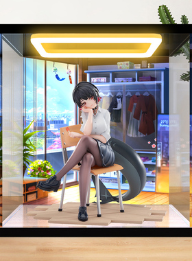 适用 APEX-TOYS 绝区零 艾莲·乔 从周一到周五手办 亚克力展示盒