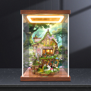 古薇媞适用寄放时光罗温的树屋手工微缩场景diy小屋亚克力展示盒
