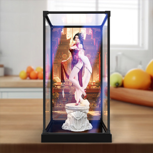 古薇媞适用BearPanda 不知火舞 摆件手办模型合金框展示盒