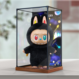 古薇媞适用泡泡玛特The monsters 10周年 zimomo搪胶大娃展示盒