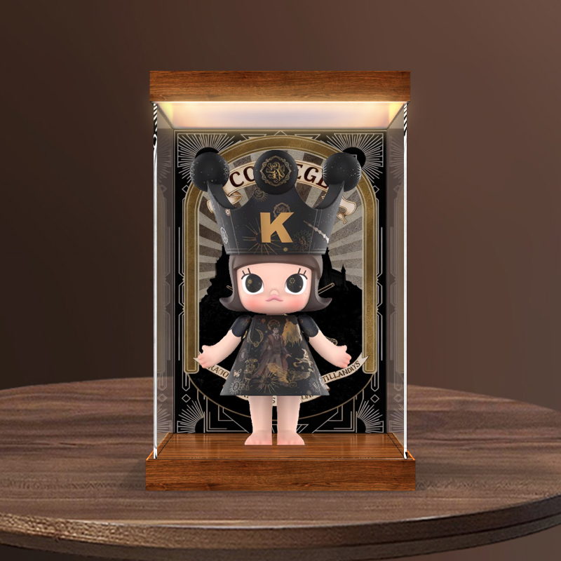 灯箱亚克力展示盒适用于泡泡玛特MOLLY哈利波特联名400%1000手办