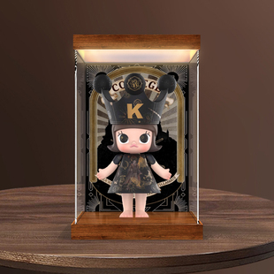 灯箱亚克力展示盒适用于泡泡玛特MOLLY哈利波特联名400%1000手办