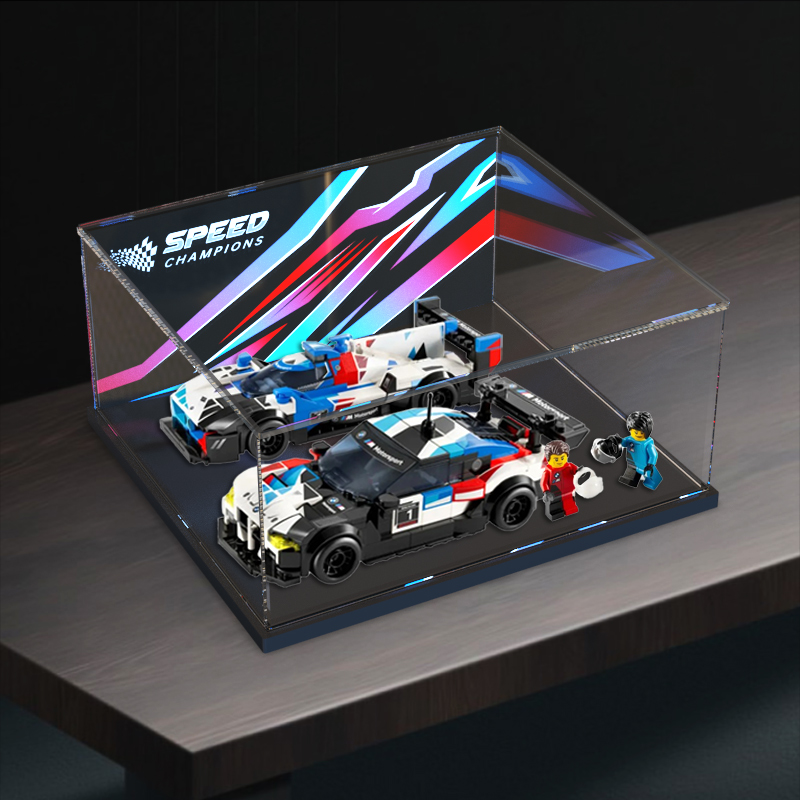 高清展示盒适用乐高speed系列76922宝马M4 GT3和M Hybrid V8赛车