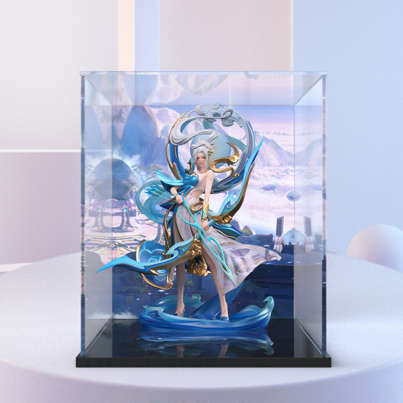 伽罗太华亚克力展示盒防尘收纳罩