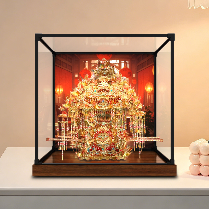 古薇媞适用拼酷万禧花轿3D金属拼图手工拼装模型透明合金框展示盒,模玩/动漫/周边/娃圈三坑/桌游,动漫电子/道具/本子,淘宝优惠券,粉丝福利购,淘宝优惠卷