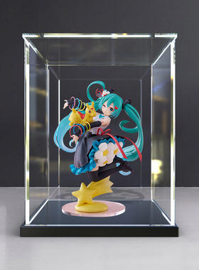 亚克力展示盒适用 TAITO AMP+ 初音未来 Rody 39 手办高清收纳盒