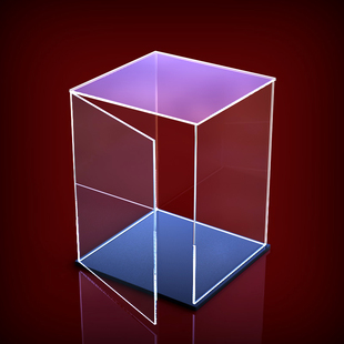 亚克力定制展示盒适用手办黏土积木展示动漫手办公仔模型盒收纳盒