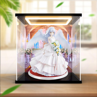 古薇媞适用角川KDcolle Angel Beats!立华奏婚纱手办灯光展示盒