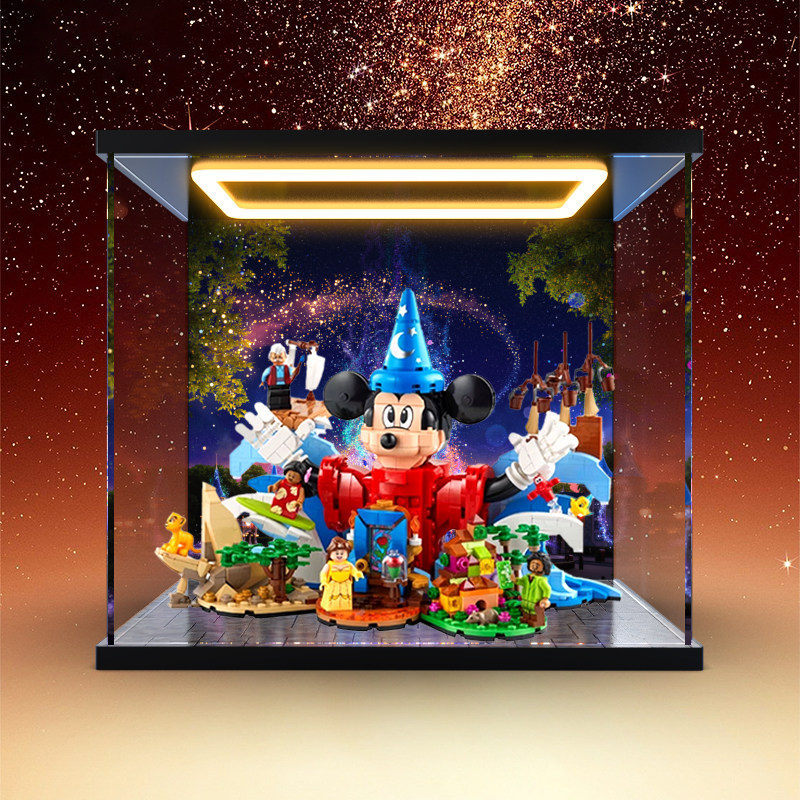 适用 乐高 IDEAS系列 21352 迪士尼魔法世界 回形灯亚克力展示柜,模玩/动漫/周边/娃圈三坑/桌游,动漫电子/道具/本子,淘宝优惠券,粉丝福利购,淘宝优惠卷