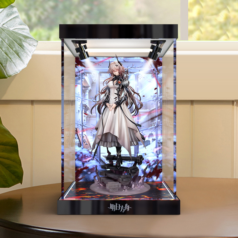 亚克力展示盒适用Myethos明日方舟 特蕾西娅 魔王 手办透明收纳盒