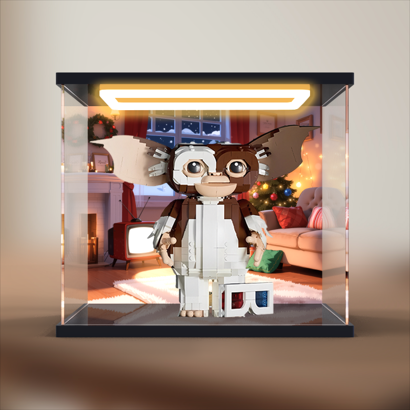 亚克力收纳防尘罩适用乐高21361Gremlins.Gizmo小魔怪积木展示盒