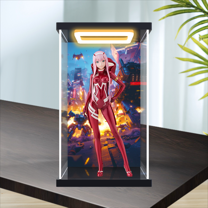 适用GSC良笑社 POP DARLING in the FRANXX 零二驾驶服手办展示盒