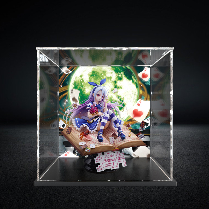 亚克力展示盒ssf游戏人生 ngnl 白 爱丽丝梦游仙境手办防尘收纳盒