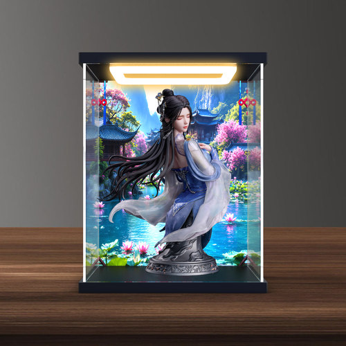 古薇媞适用集模堂JOMATAL 仙逆动画 李慕婉 半身雕像手办展示盒