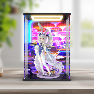 古薇媞适用碧蓝航线 拉菲II 睡意满满忙碌DAY 亚克力灯光展示盒