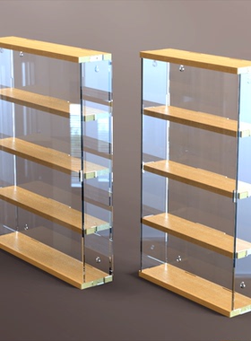 可挂墙盲盒架适用泡泡玛特popmart展示架亚克力收纳防尘罩展示盒