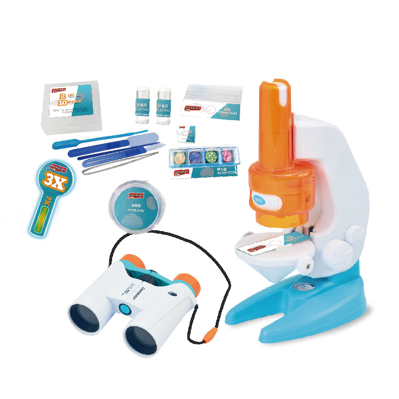 怡高eastcolight光学显微镜望远镜高级工具箱套装科学实验1200倍