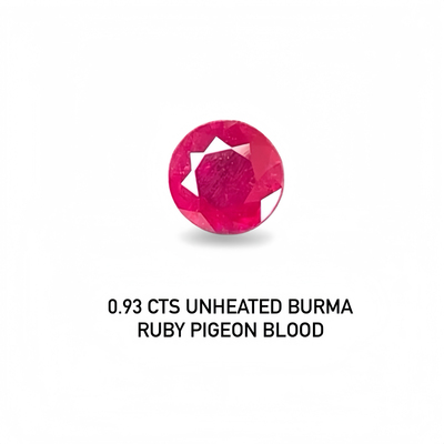 缅甸无烧鸽血红红宝石0.94克拉