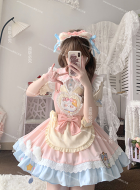 猫猫春景日 断码清仓微瑕 售完不补 lolita 甜系 可爱 原创 粉色