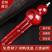 葫芦丝乐器名族初学儿童小学生专用C调降B调专业演奏简单易学防摔