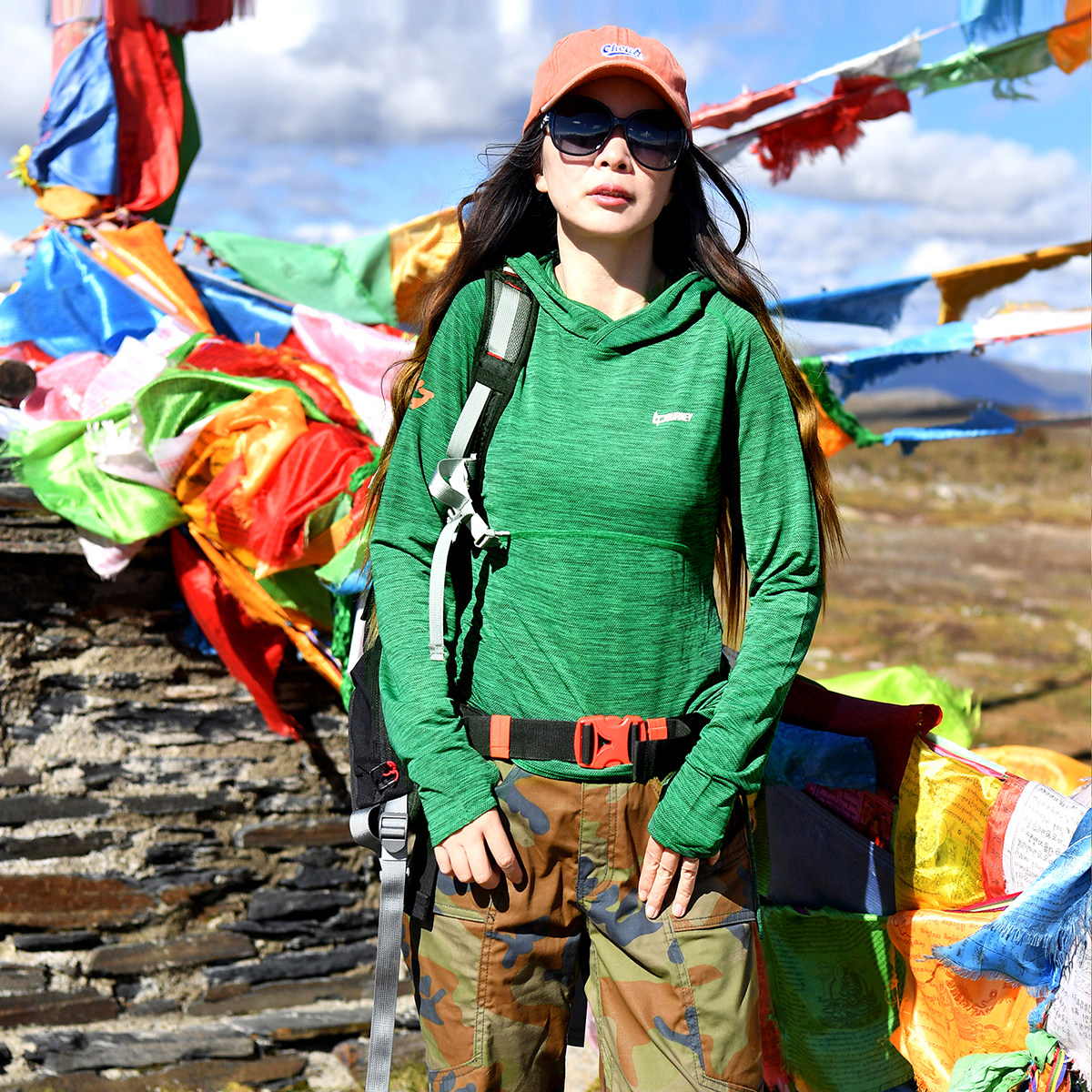 卓尼维斯户外休闲旅行阳离子面料合身显瘦弹力透气速干衣T恤女,户外/登山/野营/旅行用品,速干T恤,淘宝优惠券,粉丝福利购,淘宝优惠卷