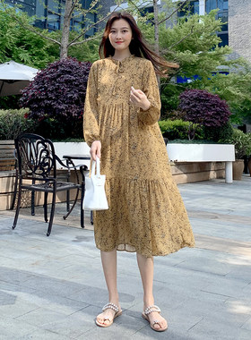 好货孕妇连衣裙2025春装时尚潮宽松洋气春款仙女个性辣妈春天长款