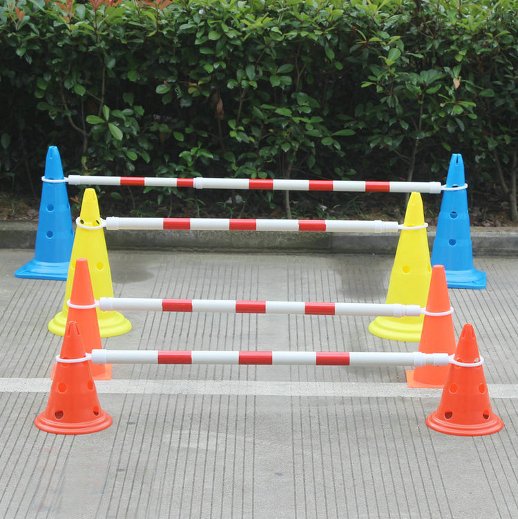 标志杆平衡车用杆伸缩 标志桶 pvc反光杆警示杆连接杆