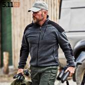 新款 拉链抓绒卫衣 修身 511 72407 保暖外套战术夹克 美国5.11