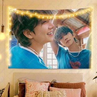 洪知秀Joshua明星周边背景挂布SEVENTEEN学生卧室寝室宿舍装饰布