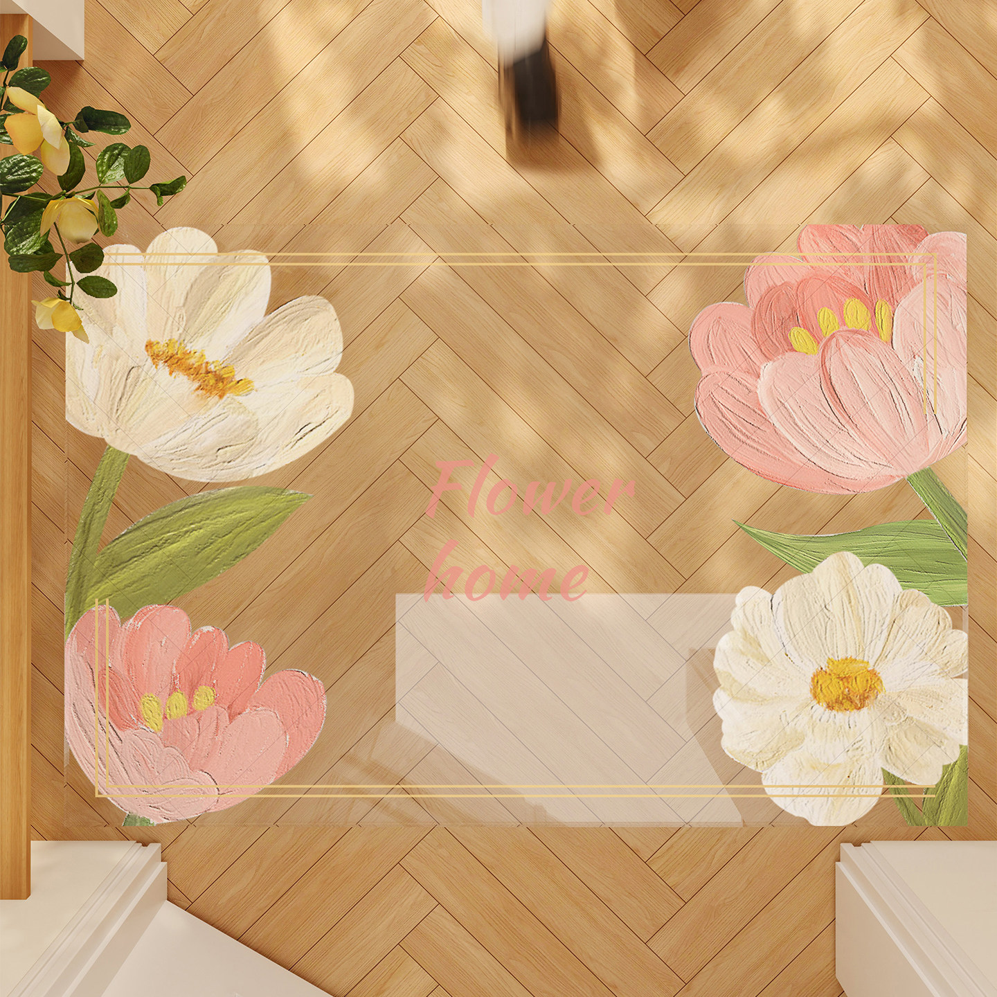 入户门地垫PVC进门口脚垫家用玄关防滑垫子软玻璃可裁剪定制地毯,居家布艺,入户地垫,淘宝优惠券,粉丝福利购,淘宝优惠卷