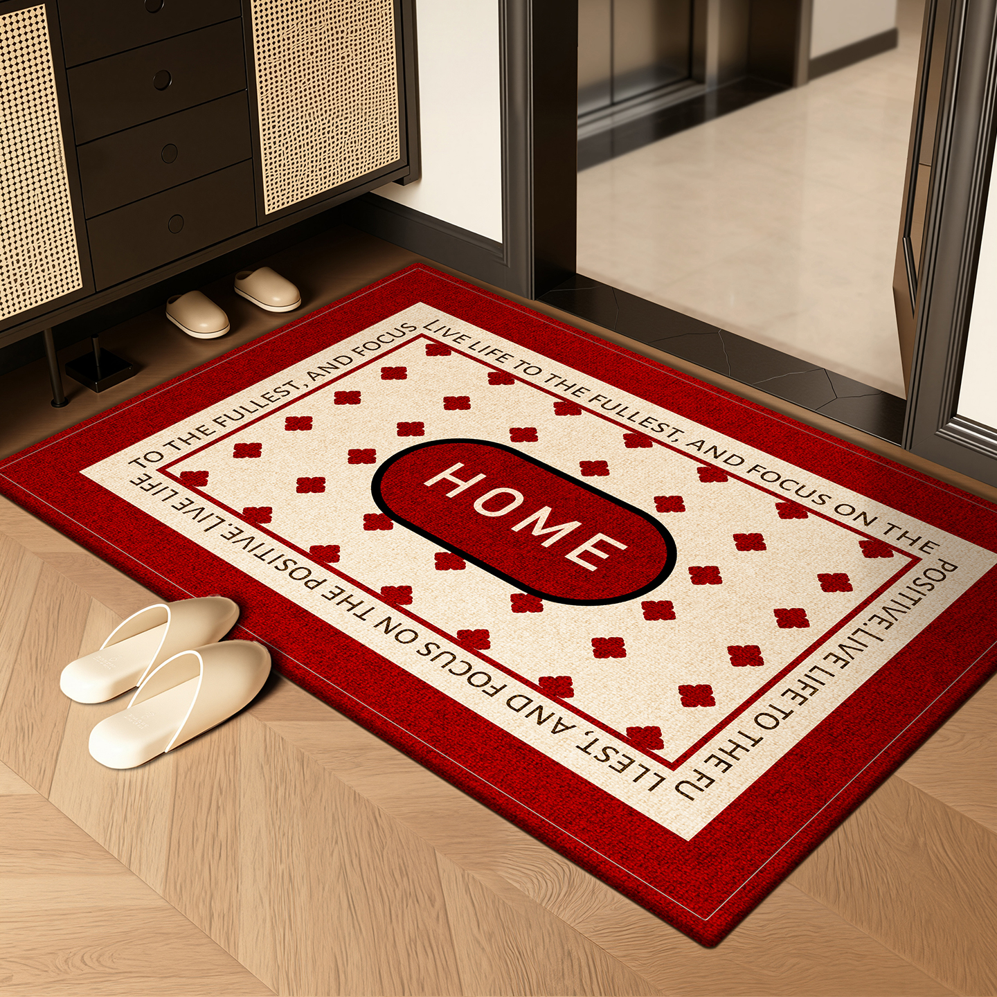 地垫入户门垫高级感防滑玄关地毯