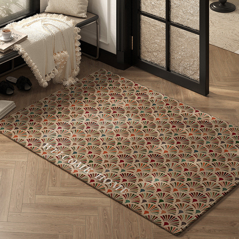 民族风入户门垫玄关地毯除尘防滑门毯大门口地垫进门脚垫美式复古,居家布艺,入户地垫,淘宝优惠券,粉丝福利购,淘宝优惠卷