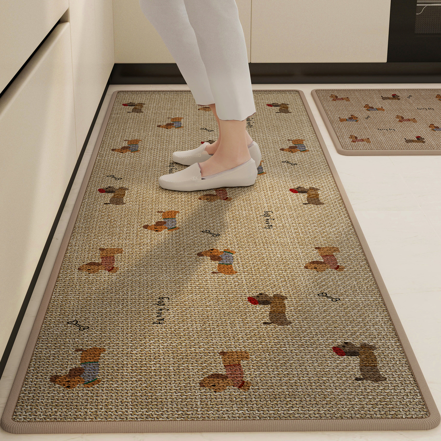 卡通防滑防摔吸水吸油厨房地垫