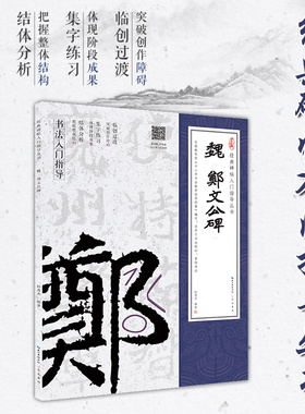 经典碑帖入门指导 魏《郑文公碑》（楷书入门教程）(附：行笔动态笔画)