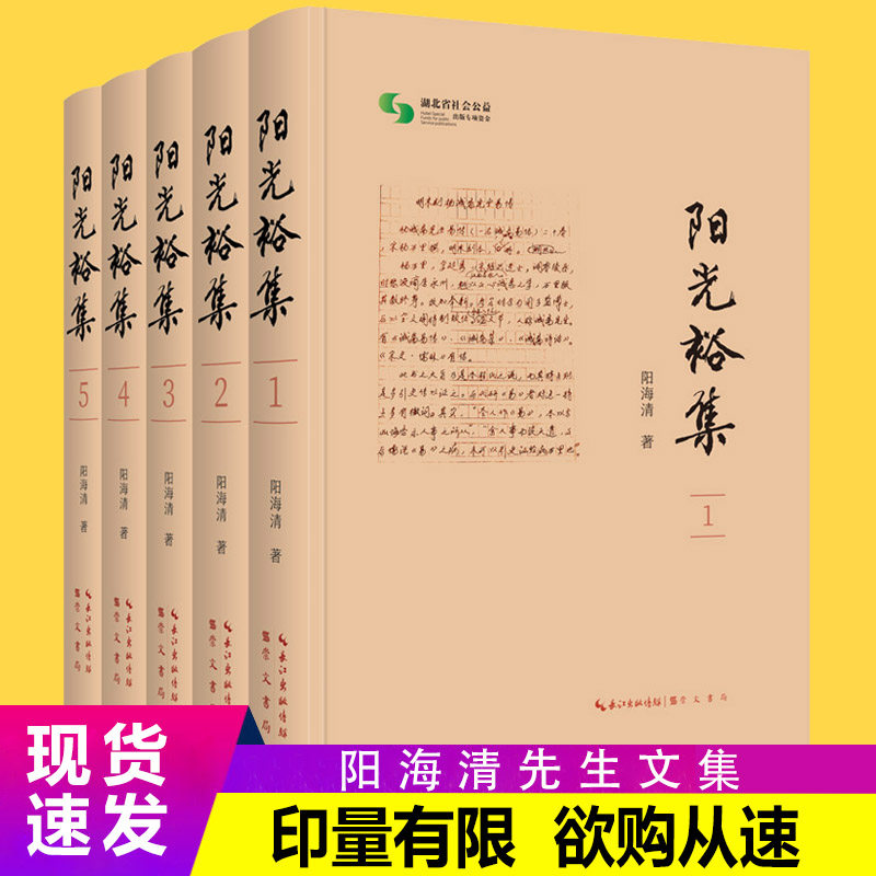 《阳光裕集》全套5册 阳海清著 湖北省图书馆 版本目录学 学术文化研究论文集 崇文书局9787540365134