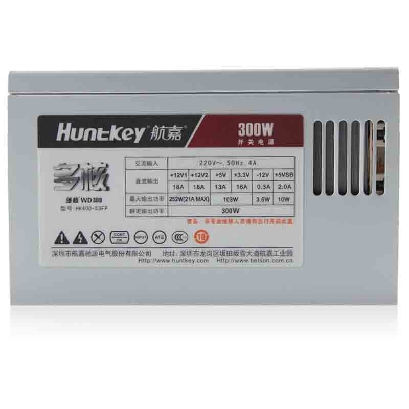 专用航嘉(Huntkey)额定300W 多核WD300电源 (单管正激/宽幅电压/使用感如何?