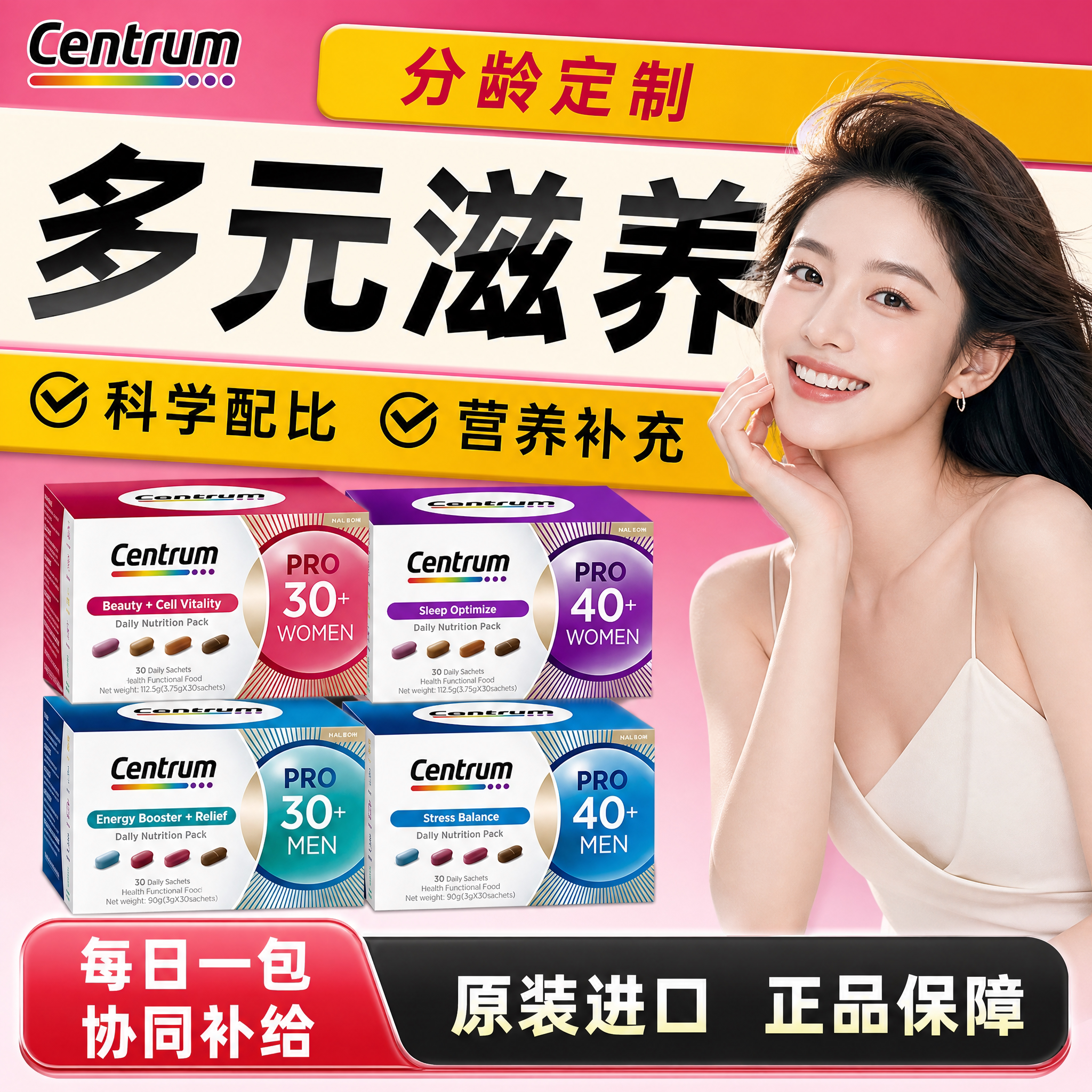 Centrum善存每日营养包进阶版PRO图片
