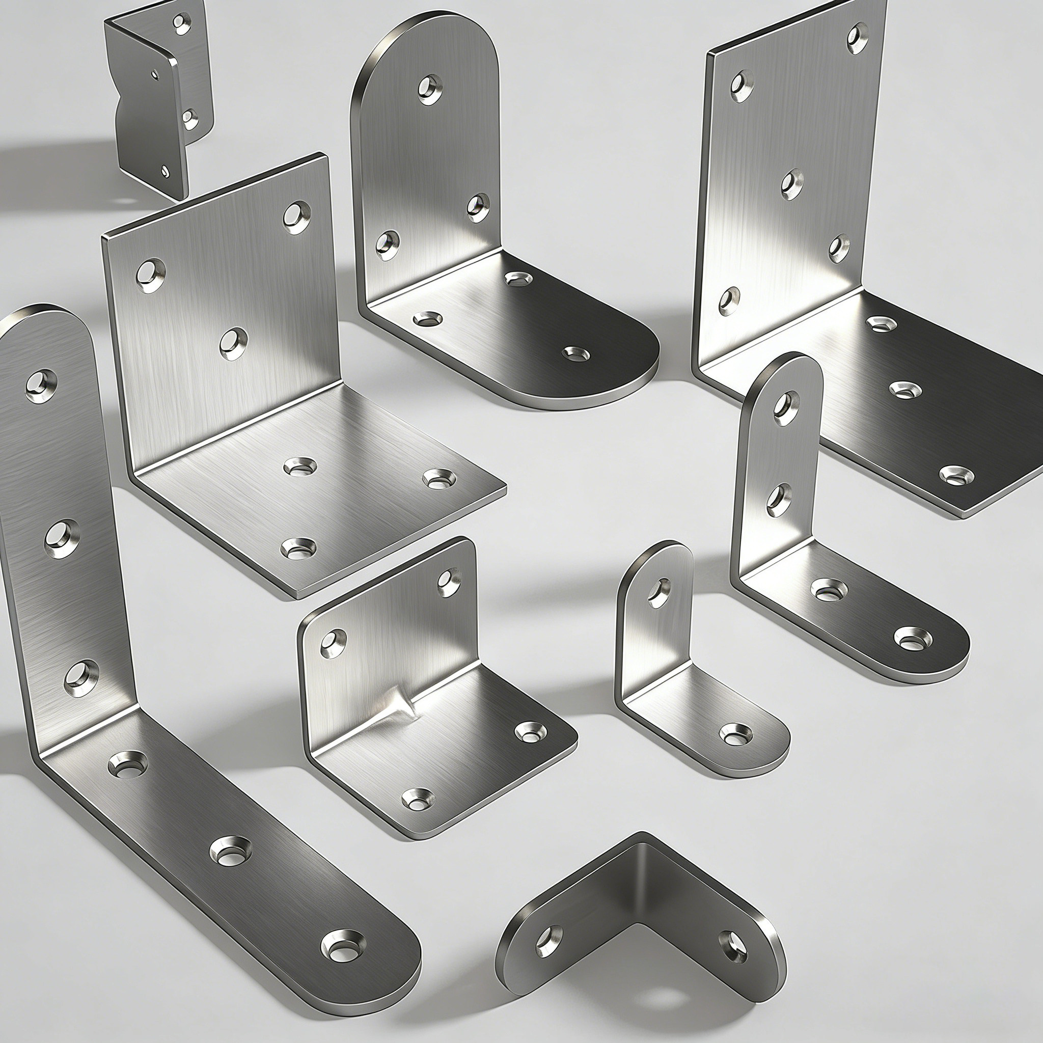 不锈钢角码90度直角固定器三角铁支架连接件片加固五金l型层板托t