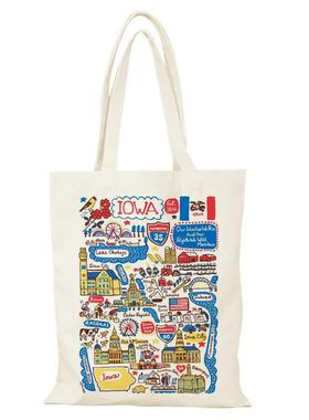 America美国帆布包旧金山 City帆布袋定制大容量环保时尚手提袋